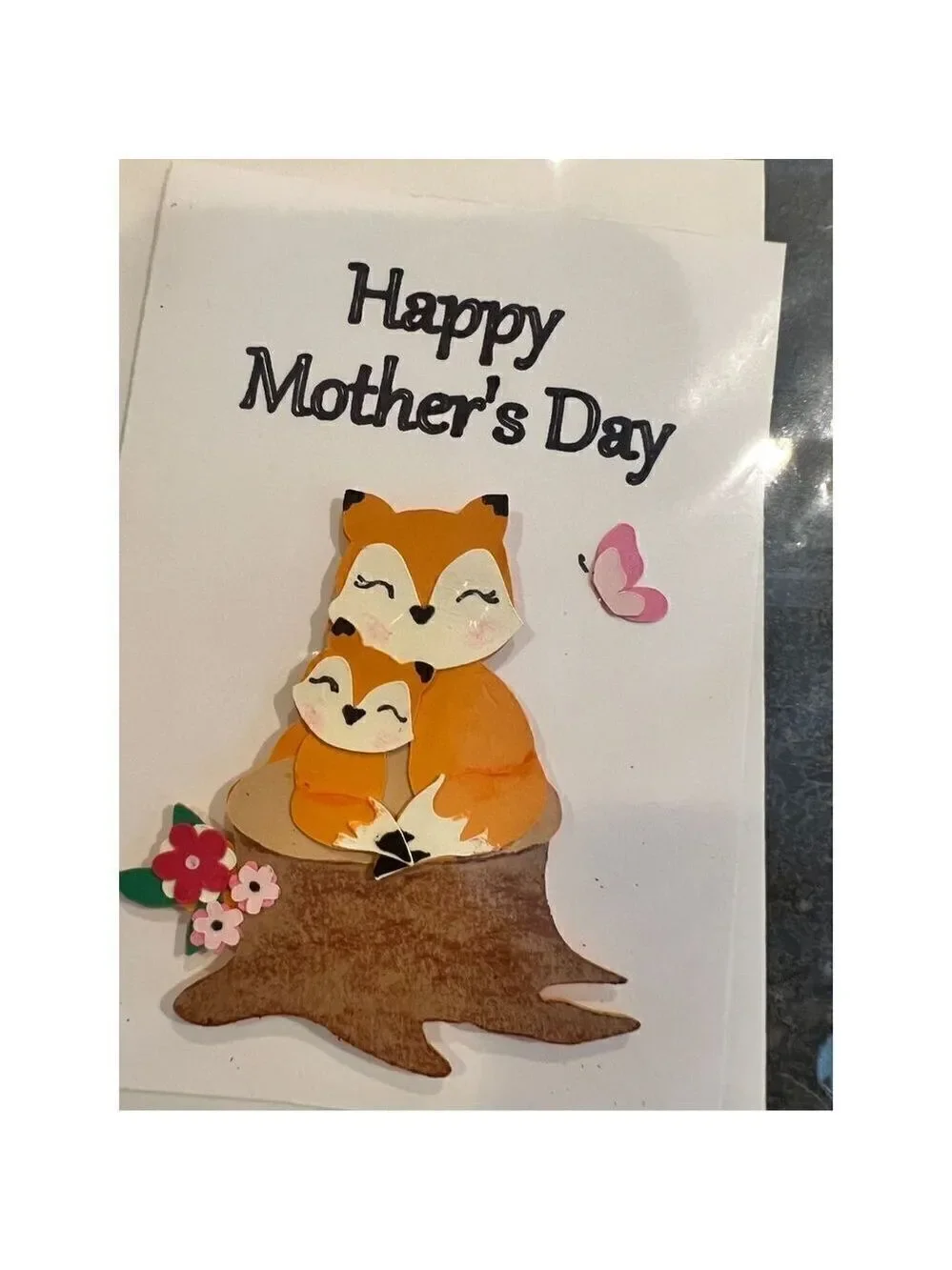 Mother 's Day cards Happy Day - hand crafted set of 3
